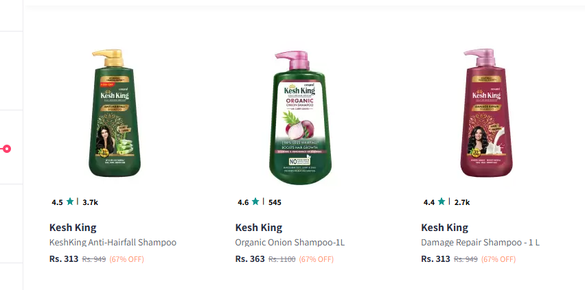 Image of Kesh King Shampoo Minimum 60% Discount 