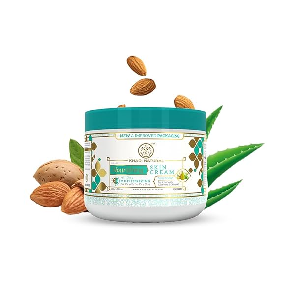 Image of Khadi Natural Nourishing Skin Cream|Richness of almond oil