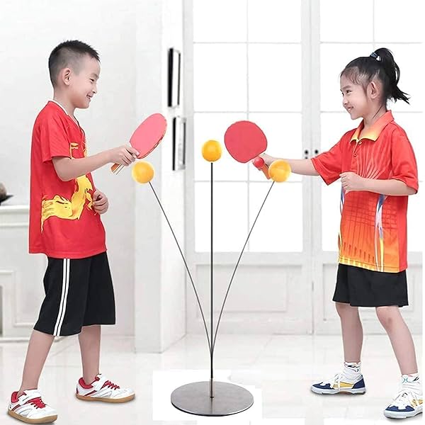 Image of Kidology Light Table Tennis 2 Racket & 4 Practice Ping Pong Ball