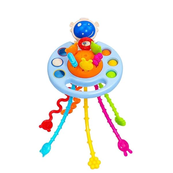 Image of Kidology Pull String Toy for Babies (Space 01)