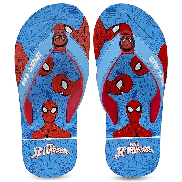 Image of Kidsville Spiderman Printed Flipflops For Boys