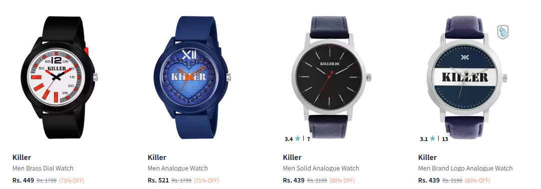 Image of Killer Men Analogue Watch Starting at ₹449