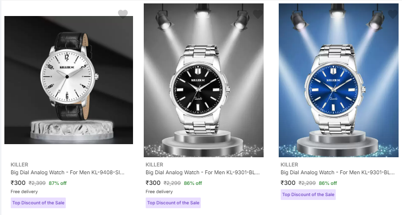 Image of Killer Watches @ Minimum 85% Discount