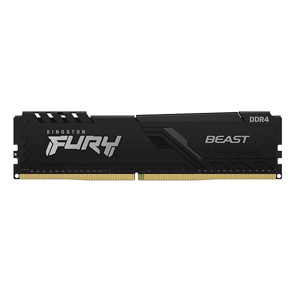 Image of Kingston Fury Beast 16GB 3200MHz DDR4 CL16 Desktop Memory Single Stick KF432C16BB/16, Black