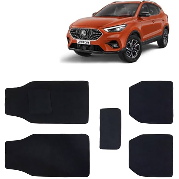 Image of Kingsway Carpet Style Car Mats (5 Piece Set) for MG Astor