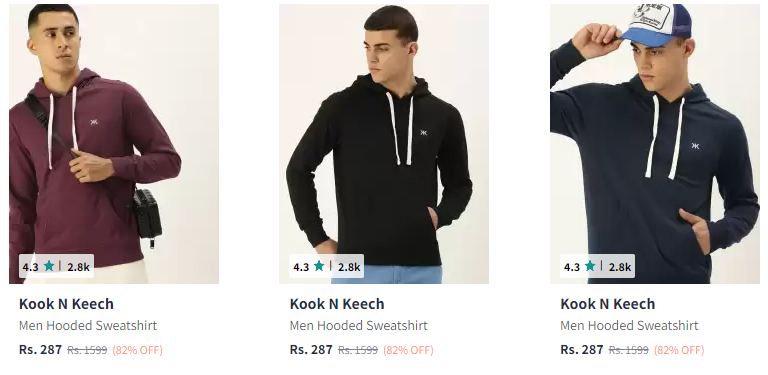 Image of Kook N Keech Sweatshirt @ Minimum 80% Discount