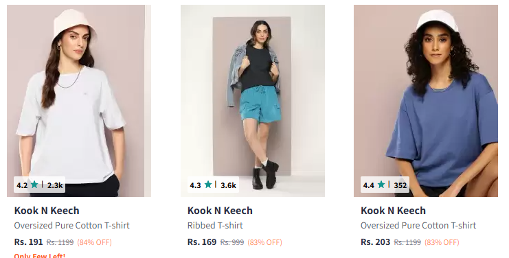 Image of Kook N Keech Women's Clothing Starting At @₹263