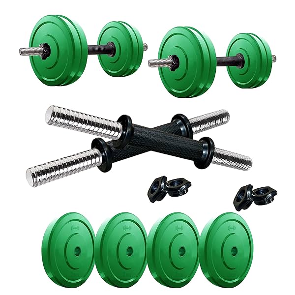 Image of Kore Premium 4-40 Kg Coloured Solid Rubber Home Gym Set