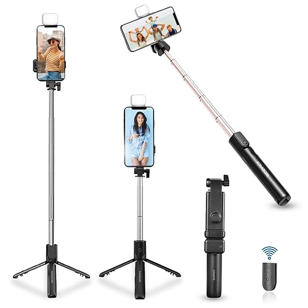 Image of Kratos K2 Selfie Stick with Tripod Stand, 3 in 1 Multifunctional design