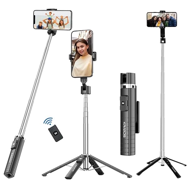 Image of Kratos K4 Selfie Stick with Tripod Stand