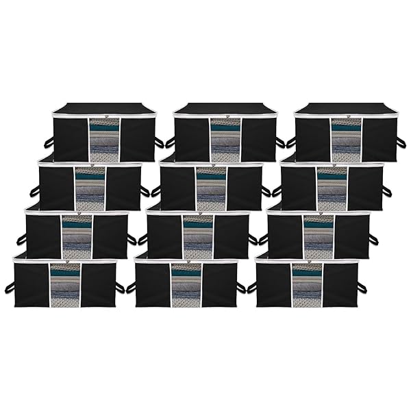 Image of Kuber Industries 12 Piece Storage Bags