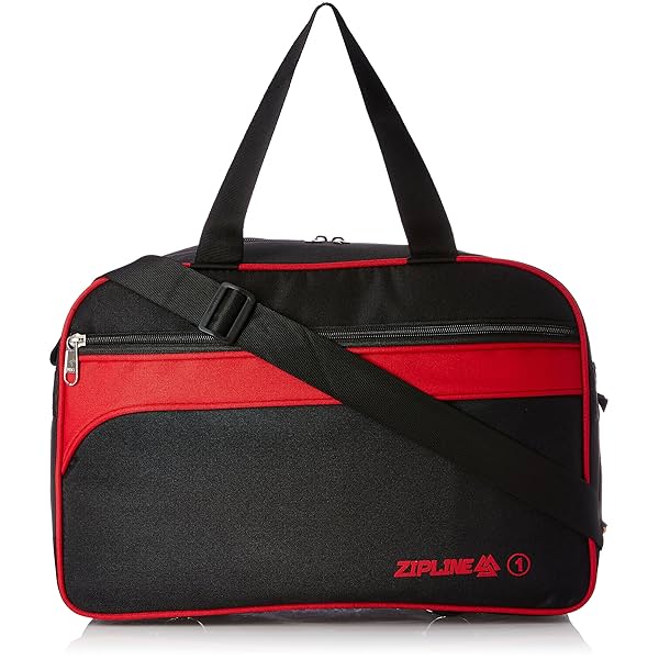 Image of Kuber Industries Canvas 43 cms Red Travel Duffle (TRAVEL03128)