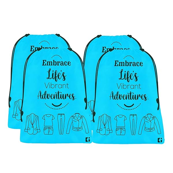 Image of Kuber Industries Cloth Storage Bag (Pack of 4)