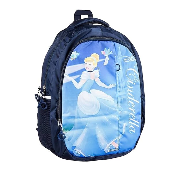 Image of Kuber Industries Disney Cinderella backpack.