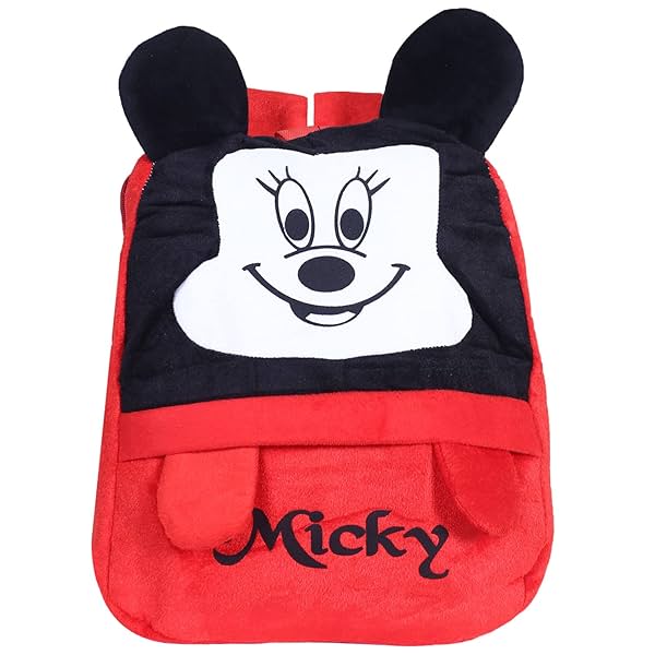 Image of Kuber Industries Disney Mickey Plush Backpack 