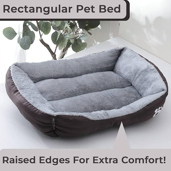 Image of Kuber Industries Dog & Cat Bed|Polyester Face