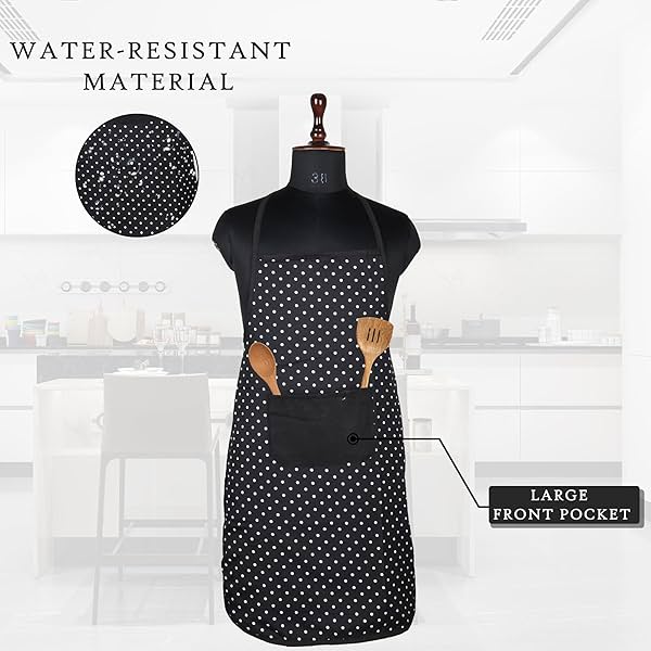 Image of Kuber Industries Kitchen Apron | Apron for Restaurant