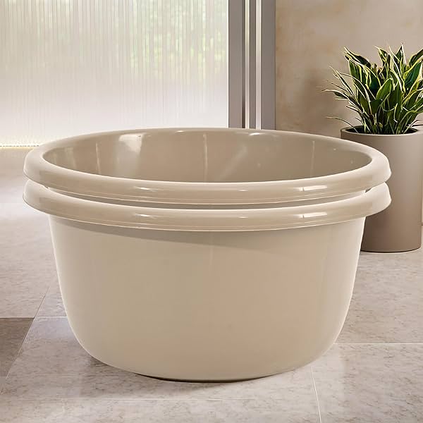 Image of Kuber Industries Pack of 2 Multipurpose Bath Tub 40LTR