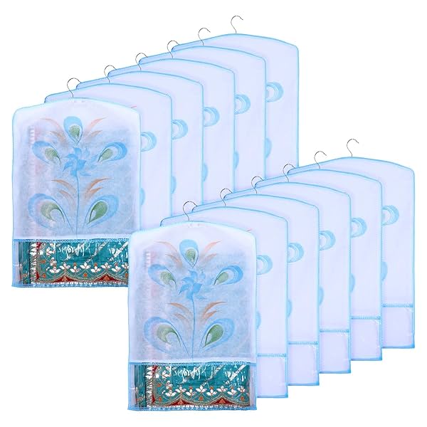 Image of Kuber Industries Saree Cover, pack of 12