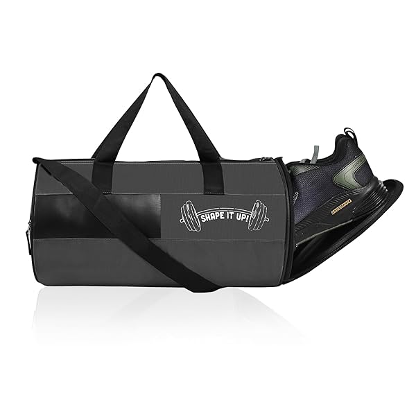 Image of Kuber Industries Water Resistant 3 Compartment Gym Bags for Me