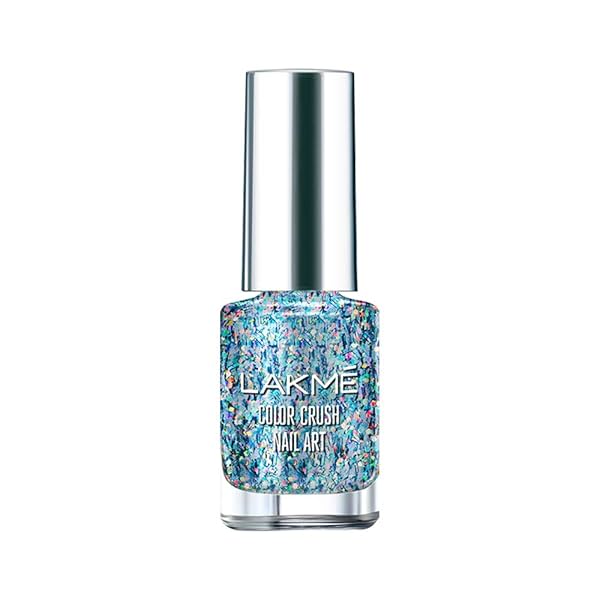 Image of LAKMÉ Color Crush Nail Art T2, Multicolor, 6 Ml,Shimmery Finish