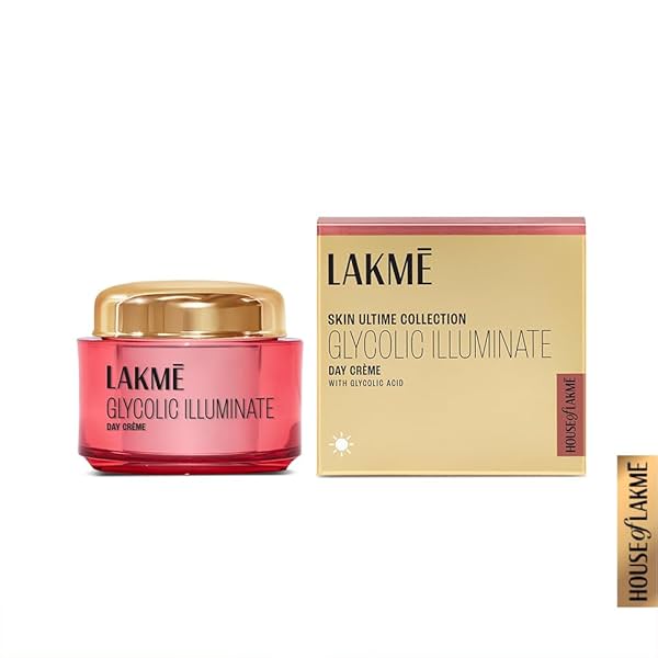 Image of LAKMÉ Glycolic Illuminate Day Cream With Glycolic Acid For Radiant & Even Tone Skin, 50G