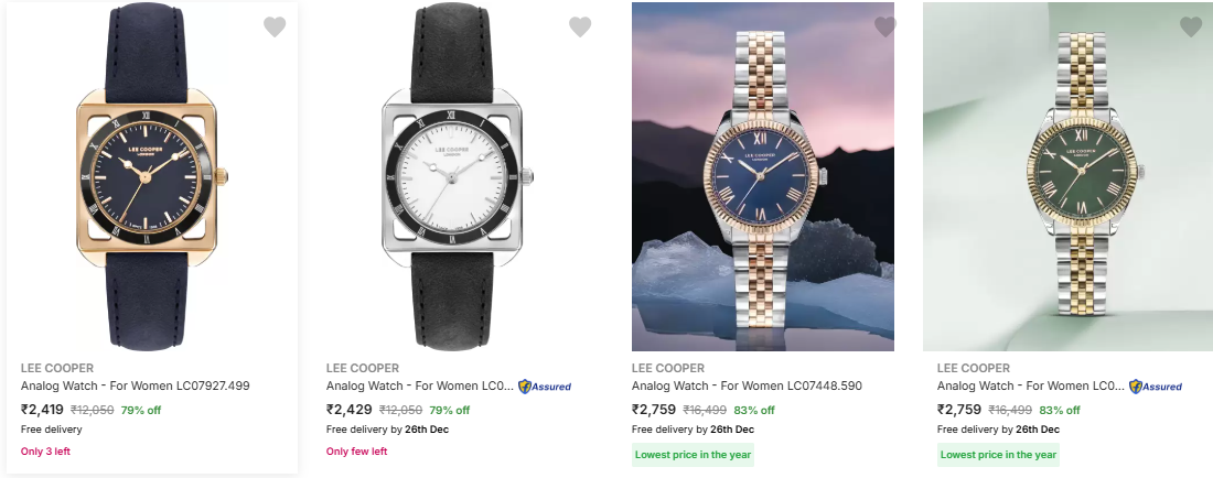 Image of LEE COOPER Analog Watch - For Women up to 83% Discount