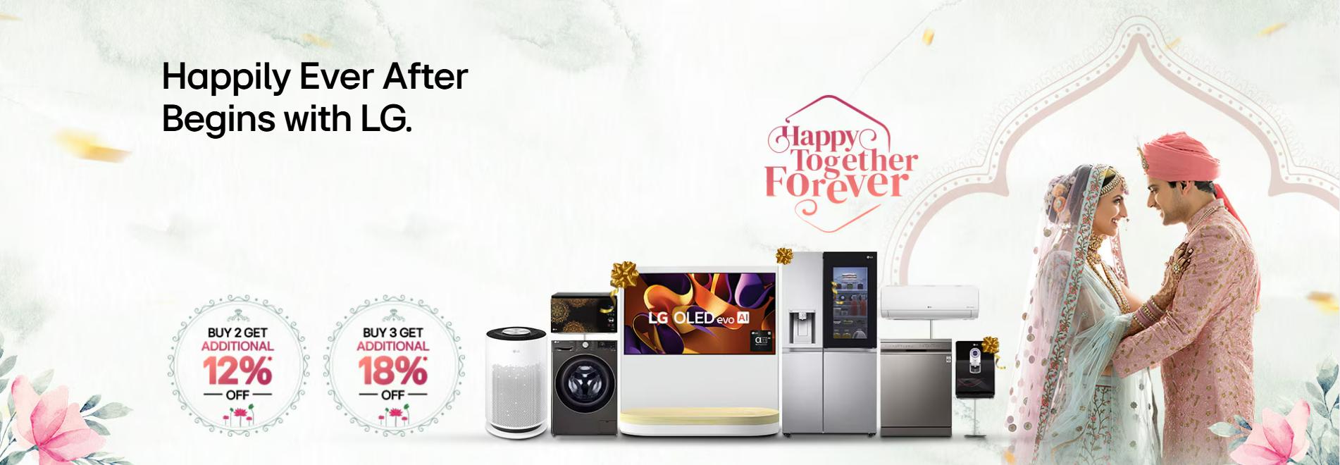 Image of LG Offers : Save up to 32% + Extra 18% on Electronics