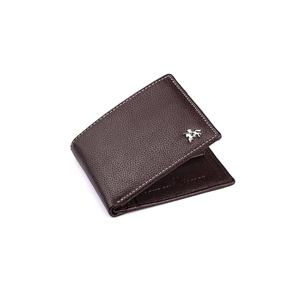 Image of LONDON ALLEY Martin Brown Leather Wallet for Men