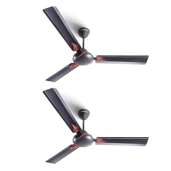 Image of LONGWAY 48 inch Ultra High Speed 3 Blade Anti-Dust Decorative Ceiling Fan (Star Rated, Pack of 2)