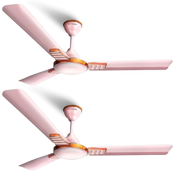 Image of LONGWAY Ceiling Fan 48 inch 400 RPM 3 Blade Star Rated Anti-Dust (Pack of 2)