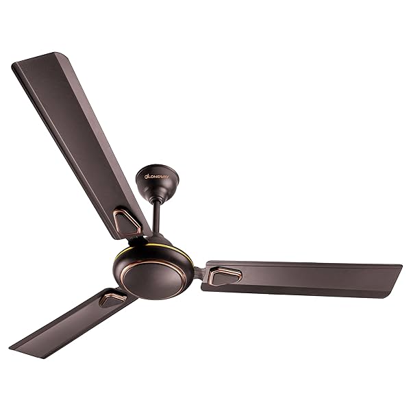 Image of LONGWAY Kiger P1 1200 mm/48 inch Ultra High Speed 3 Blade Anti-Dust Decorative Star Rated Ceiling Fan