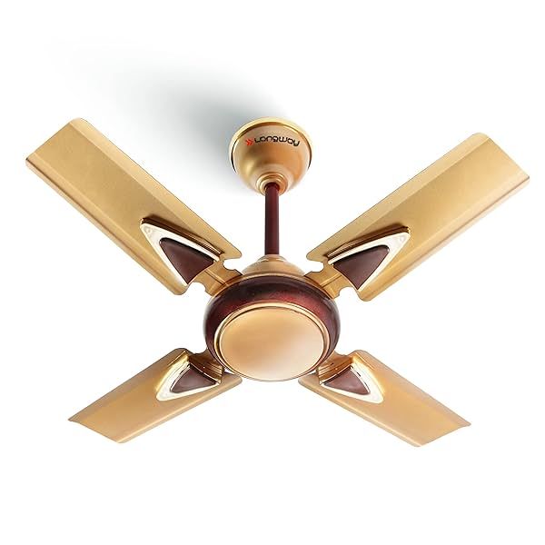 Image of LONGWAY Starlite-1 P1 600 mm/24 inch Ultra High Speed 4 Blade Anti-Dust Decorative Star Rated Ceiling Fan