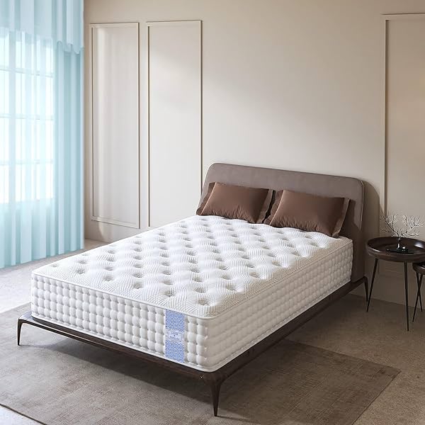 Image of LOOM & NEEDLES 78x72x10 Inches King Size Mattress | 