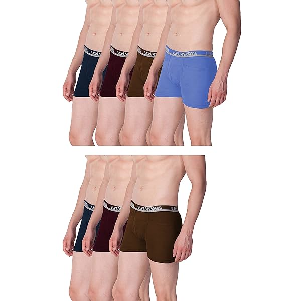 Image of LUX VENUS Men's Cotton Classic Solid Trunks