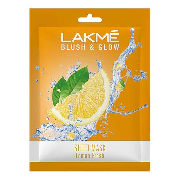 Image of Lakmé Blush & Glow Lemon Sheet Mask 25ml