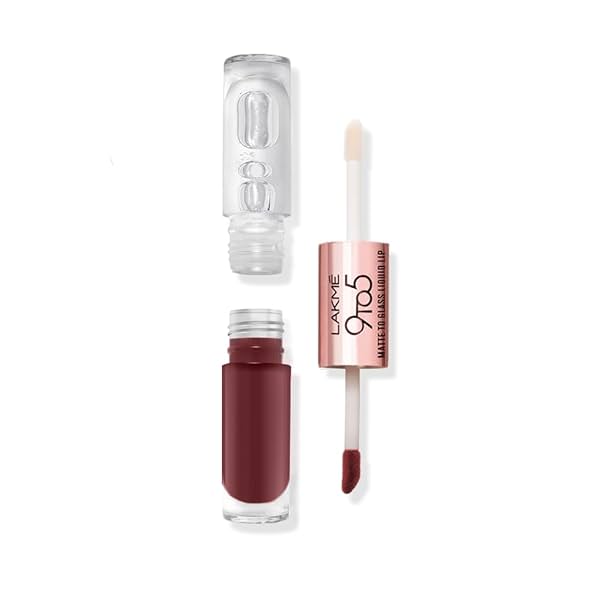 Image of Lakme 9 To 5 Matte To Glass Liquid Lip