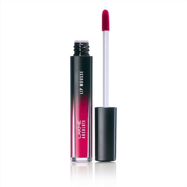 Image of Lakme Absolute Sheer Lip Mousse Liquid lipstick, Purple Haze, 4.6g