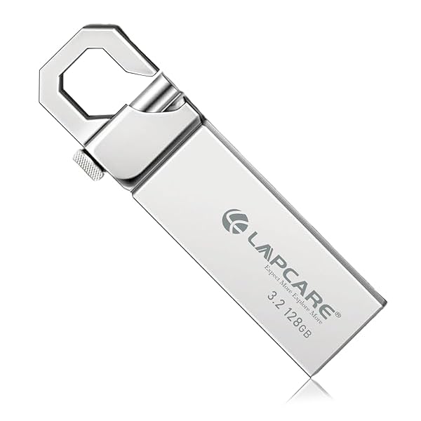 Image of Lapcare Flais 128GB Metal USB 3.2 Flash Drive - Up to 400Mbps