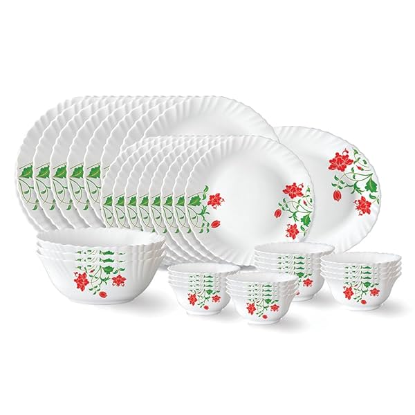 Image of Larah By Borosil Hazel Opalware Dinner Set