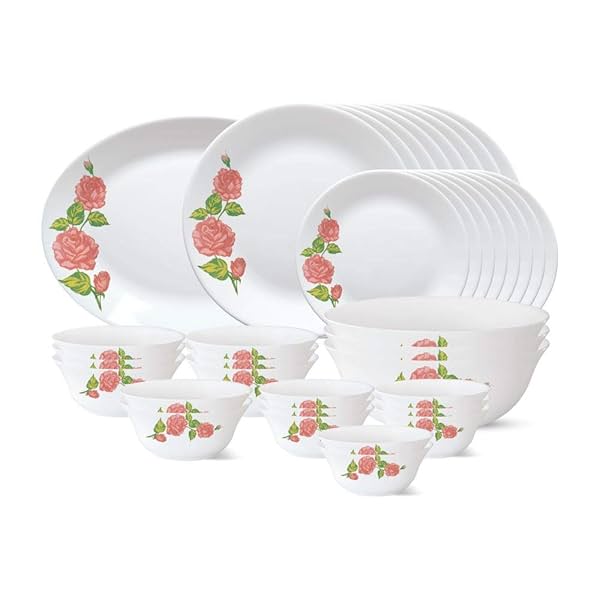 Image of Larah by Borosil Opalware Dinner Set (36 pieces)