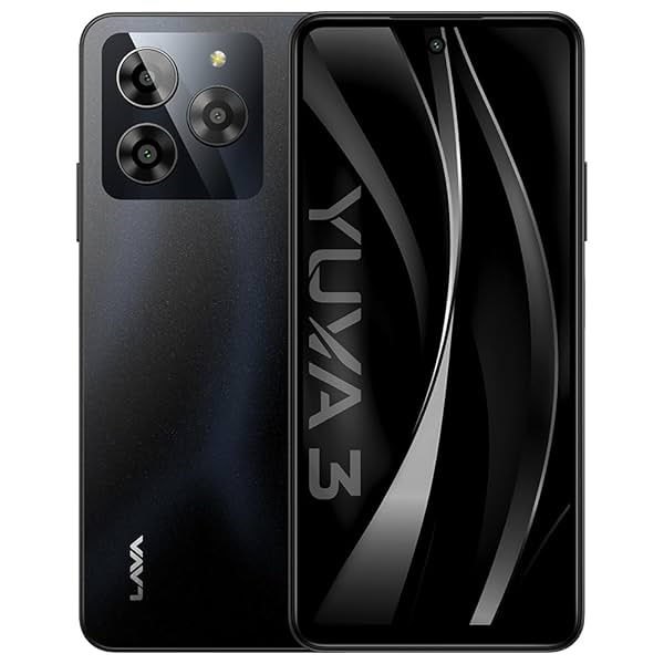 Image of Lava Yuva 3 (Eclipse Black, 4+4*GB + 128GB) Smart Phone 