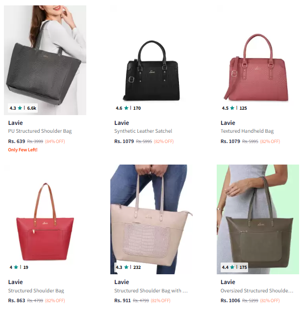 Image of Lavie Brand Women's Bag @ Up to 84% Discount