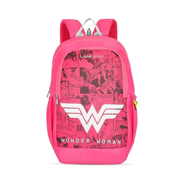 Image of Lavie Sport 47cm Wonder Woman Wing 33L Casual Laptop Backpack for Boys & Girls 