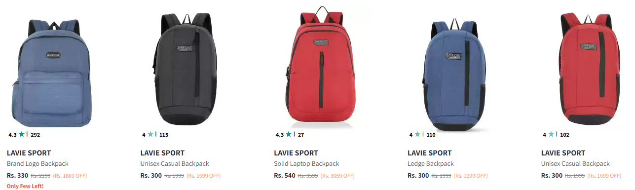 Image of Lavie Sport Backpacks min. 85% Discount