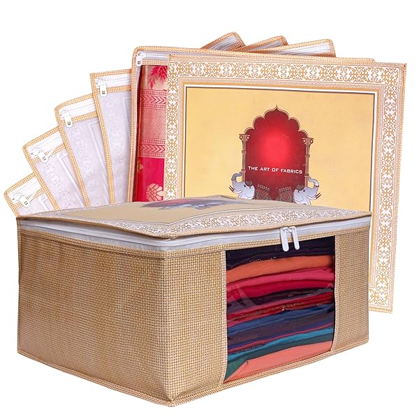 Image of Laxis Saree Cover Saree Bags Storage Saree Covers