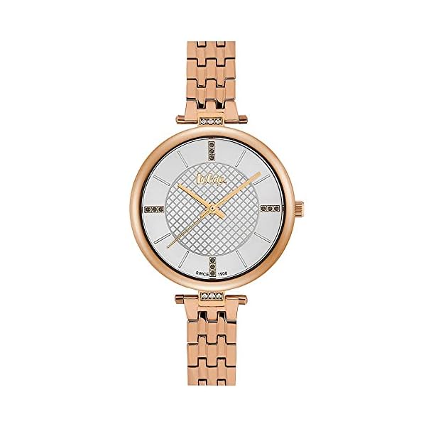 Image of Lee Cooper Analog White Dial Women's Watch-LC06464.430