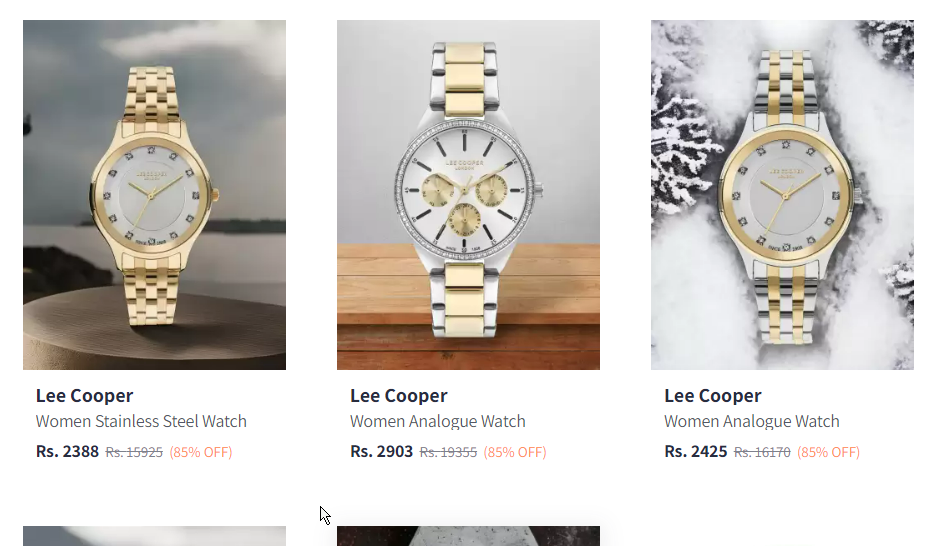 Image of Lee Cooper Watches up to 87% Discount 