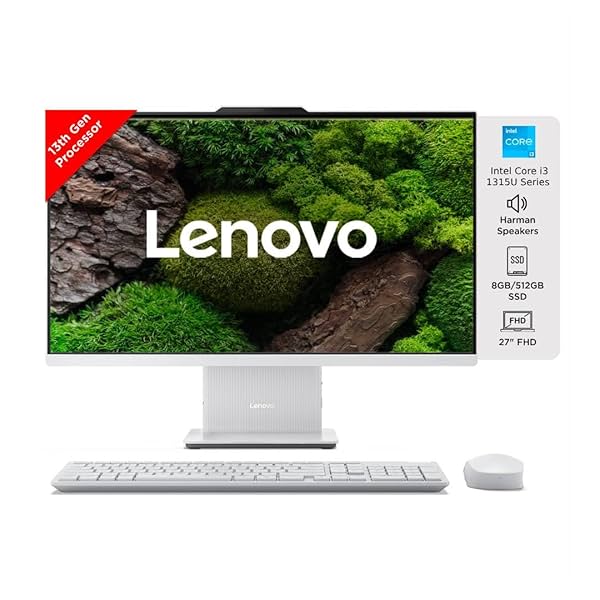 Image of Lenovo IdeaCentre AIO 13th Gen Core i3 Desktop: