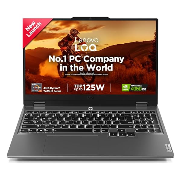 Image of Lenovo LOQ 2024 AMD Ryzen 7 7435HS Laptop (24GB RAM/512GB SSD)